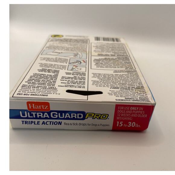 Hartz UltraGuard Flea and Tick Treatment for Dogs 15-30 lbs 3 Monthly Treatments - Picture 5 of 8